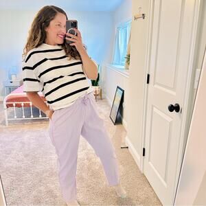 NWT Xirena Purple Cotton Pants XL